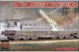 Modelcollect 1/72 Germany Schwerer plattformwagen type ssyms 80